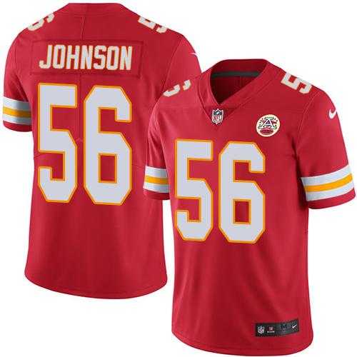 Nike Kansas City Chiefs #56 Derrick Johnson Red Team Color NFL Vapor Untouchable Limited Jersey,We sell and wholesale Nike Kansas City Chiefs #56 Derrick Johnson Red Team Color NFL Vapor Untouchable Limited Jersey on line form chian!